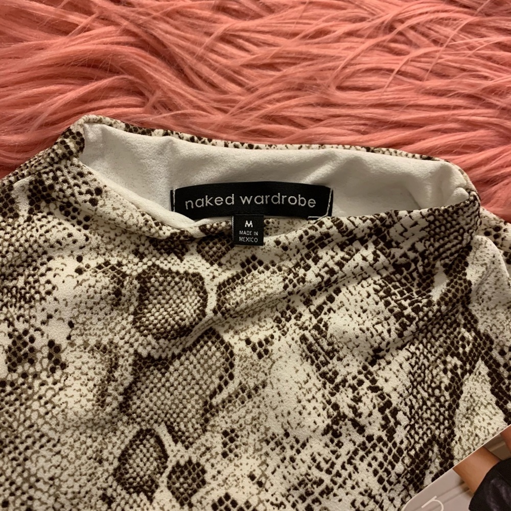 Snake Skin Mini Dress